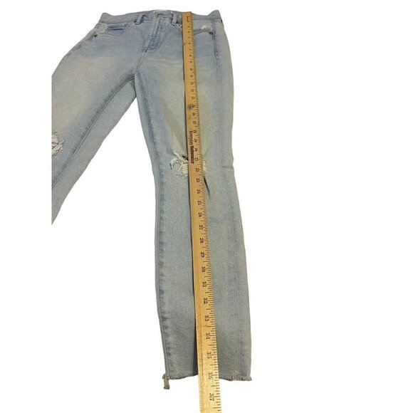 LOFT Jeans High Waisted Skinny Ankle Curvy Denim Size 27/4 - Picture 5 of 14